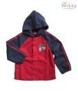 Beebay Red & Blue Hooded Jacket For Kids