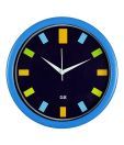 Clok Neon Wall Clock