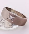 Lencia Star Motif CZ Sterling Silver Ring