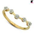 Kiara AD Studded Impressive Silver Ring