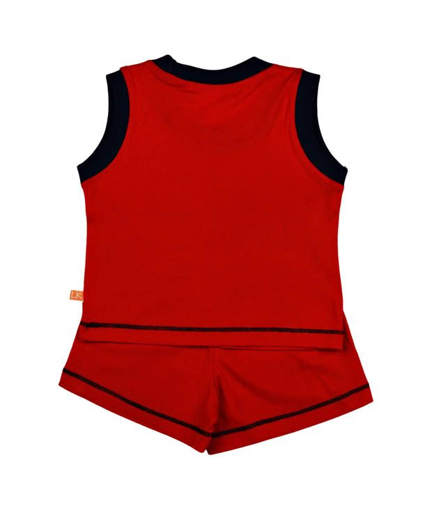 Little Kangaroos Red Tank & Shorts