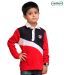 Catmoss Vibrant Red & Dark Navy T-Shirt For Kids