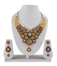 Adhira Heavy Golden Plated Traditional Necklace Set