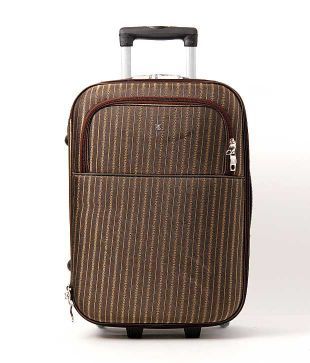 WalletsnBags Military Green Striped Trolley Luggage-luggage, bags and