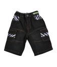 Little Kangaroos Cotton Black Jamaican Short For Kids