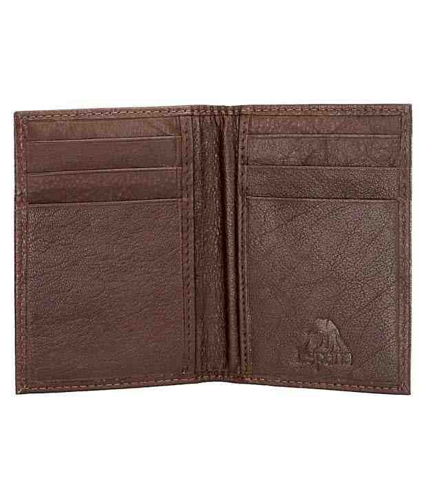 Espana Dark Brown Textured Finish Card Holder
