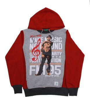 Fort Collins Red & Grey Tracksuit For Kids