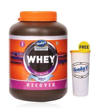 Venky's Whey Protein 2 kg Vanilla with Free Shaker
