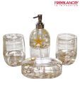 Freelance Trendy Transparent Bathroom Set