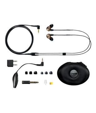 Shure SE535-V-KCE Sound Isolating Earphones, Metallic Bronze