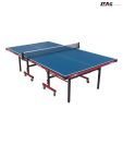 Stag Championship Roll-On Table  Tennis Table (With 75mm Wheels  & Leveler)