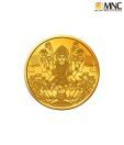 MNC 20 Gm 22kt Goddess Laxmi Gold Coin With 916 Fineness