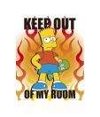 The Simpsons (Keep Out) (15.7 x 19.6 Inches)