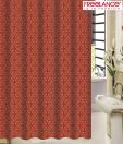 Freelance Maroon Shower Curtain