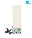 ExclusiveLane Square Lamp With Blue Shaded Base