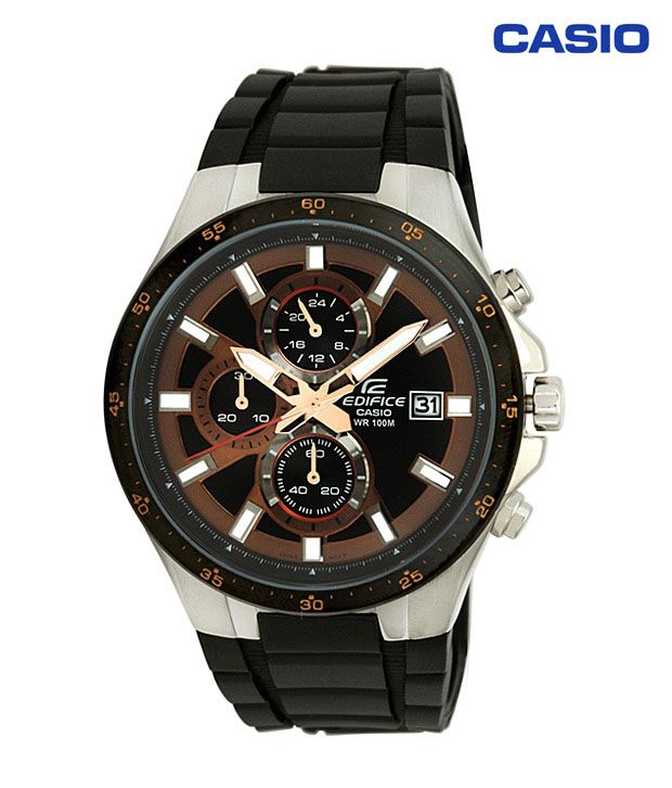 casio edifice chronograph rose gold