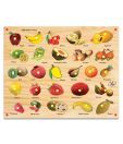 Kinder Creative Alphabet Fruits With Knobs & Pictures