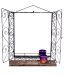 Treasure Hunt Metal Wall Mirror With Shelf