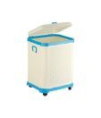 Prime Houseware Foldable Multipurpose Laundry Basket-Dark Blue
