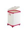 Prime Houseware Foldable Multipurpose Laundry Basket-Red