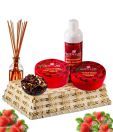 Luxury of strawberries Gift basket