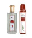 Yardley Women Combo Pack (Red Roses EDT 100ml & Sandalwood Deo 150ml)
