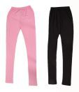 RHAM GOLD Pack of 2 Pink & Brown Color Leggings for Girls For Kids