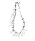 Jpearls Heart Motif Pearl Charm Bracelet