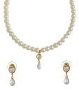 Oleva Round Shaped Pearl Necklace Set