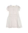 Herberto Elegant White Chifley Dress For Kids