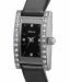 Oleva Black Crystal Studded Bezel Watch
