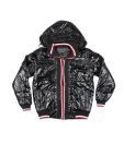 Fort Collins Black Hooded Jacket For Kids