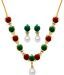 Nisa Pearls Shell Pearl & Coral Necklace Set