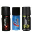 Axe (Pulse, Musk, Googly) Men Deodorant-150 ml Each