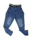 Jazzup Blue Narrow Bottom Jeans For Kids