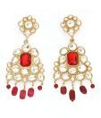 Touchstone Kundan Layered Earrings