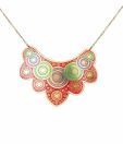 Addons Orange Statement Necklace
