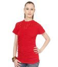 Spanky Red Viscose-Lycra Top