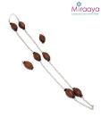 Miraaya Pretty Wooden Beads Necklace Set