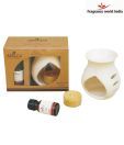 Fragrance World India Lavender Incense & Aroma Lamp set