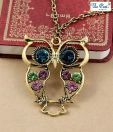 Pari Glittering Owl Neckpiece