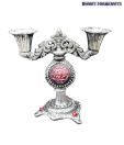 Bharat Handicrafts Silver Plated Candle Stand