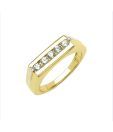 Johareez Classic White Cubic Zircon Men