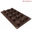 Wonderchef Copper Finish Choco Mould-30cm dia
