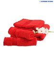 Bombay Dyeing Super Ultrx Red Bath & Hand Towel Set