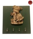 Earth Couple Keyring Holder