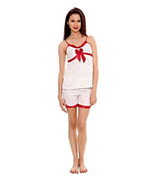 Kunchals Sensuous Red  Shorts & Top (N.W-2726REDFREE)
