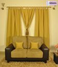 ARIANA Rose Beige Window Curtains