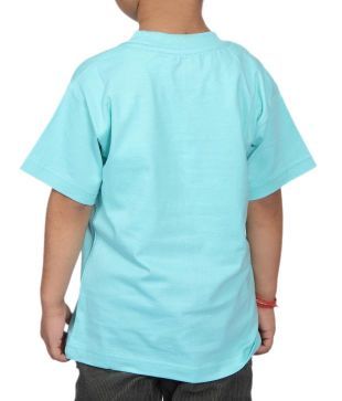 Chhota Bheem Sky Blue Ladoo Feast T-Shirt For Kids