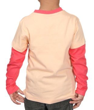 Chhota Bheem Beige Friends At The Sea T-Shirt For Kids